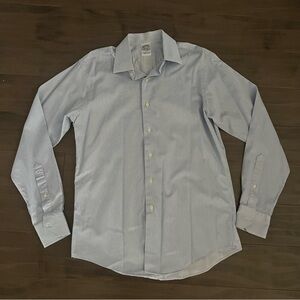 Brooks Brothers Pin Stripes Classic Button Down dress shirt Makers & Merchants